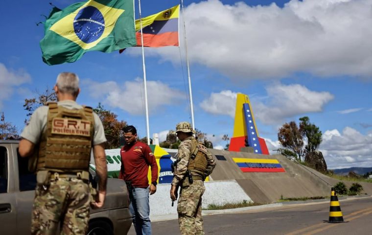 El despliegue de tropas y material militar en Roraima se inició tras la escalada de tensiones entre Venezuela y Guyana por el Esequibo