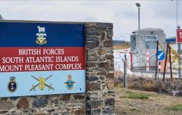 El complejo de MPA donde está acuartelada la defensa de tierra, aire y mar de las Falklands  