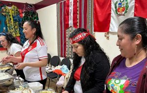 Comunidad peruana durante el Festival Gastronómico