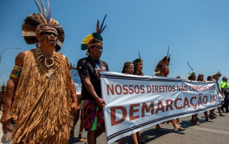 Las comunidades indígenas están celebrando esta semana su tradicional campamento “Tierra Libre” de cada año