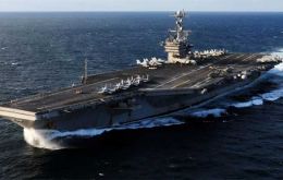 El USS George Washington ya participó en maniobras conjuntas con la Armada Argentina en 2008